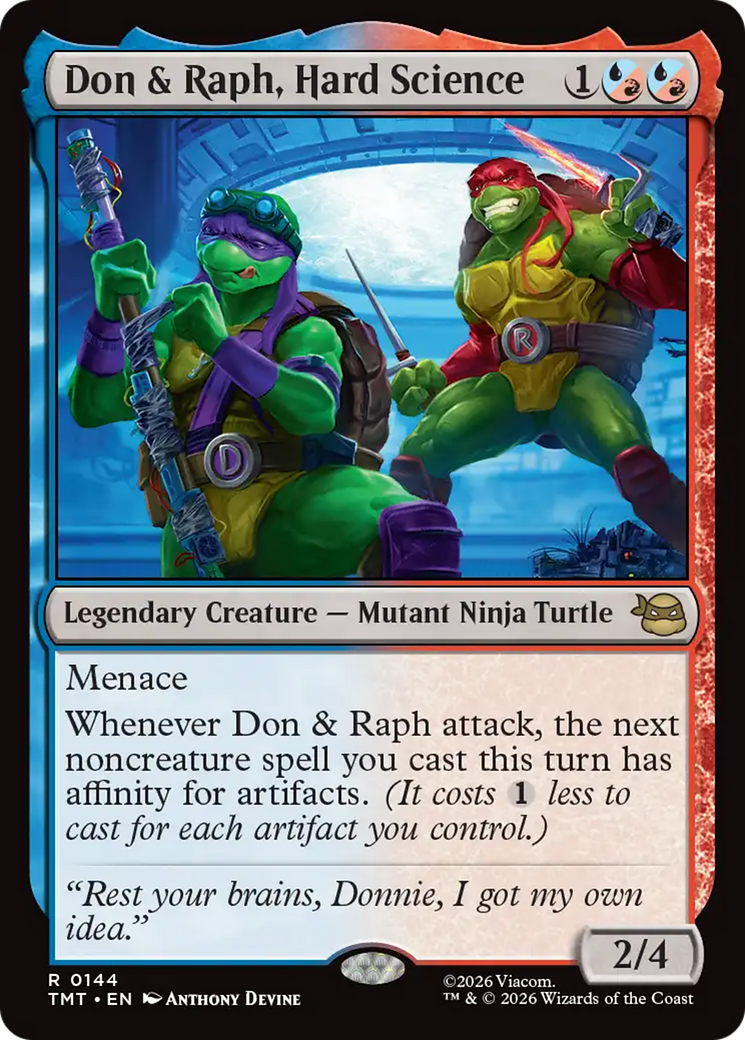 Don & Raph, Hard Science [Teenage Mutant Ninja Turtles] | Cracking-Singles