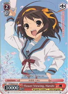 Flower Viewing, Haruhi (SY/WE09-E14) (Foil) [The Melancholy of Haruhi Suzumiya Extra Booster] | Cracking-Singles