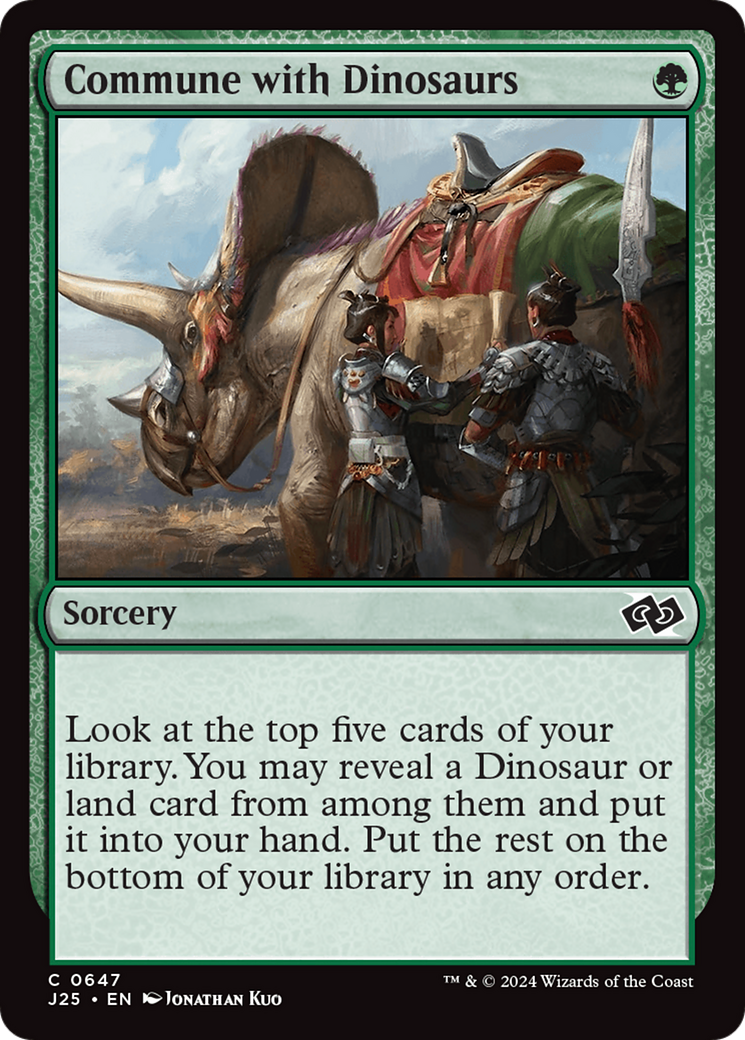 Commune with Dinosaurs [Foundations Jumpstart] | Cracking-Singles