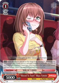 "Moved To Tears" Maya Yamato (BD/EN-W03-080 C) [BanG Dream! Girls Band Party! MULTI LIVE] | Cracking-Singles