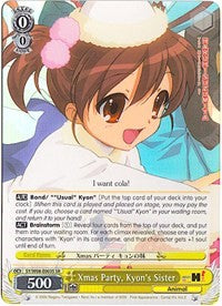 Xmas Party, Kyon's Sister (SY/W08-E003S SR) [The Melancholy of Haruhi Suzumiya] | Cracking-Singles