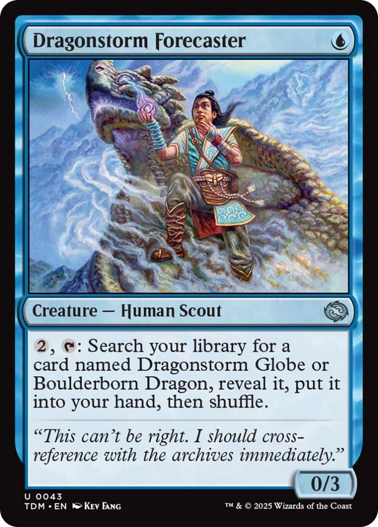 Dragonstorm Forecaster [Tarkir: Dragonstorm] | Cracking-Singles