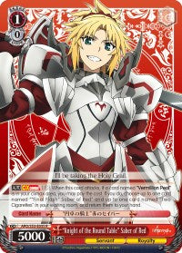 "Knight of the Round Table" Saber of Red (APO/S53-E035 R) [Fate/Apocrypha] | Cracking-Singles