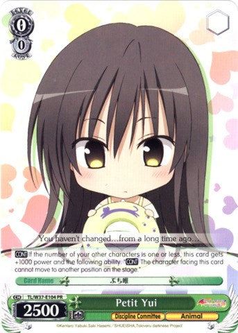 Petit Yui (TL/W37-E104 PR) (Promo) [To Loveru Darkness 2nd] | Cracking-Singles