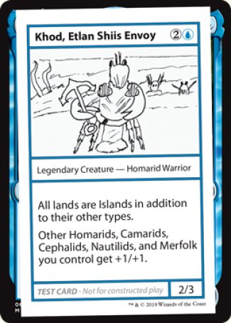 Khod, Etlan Shiis Envoy (2021 Edition) [Mystery Booster Playtest Cards] | Cracking-Singles