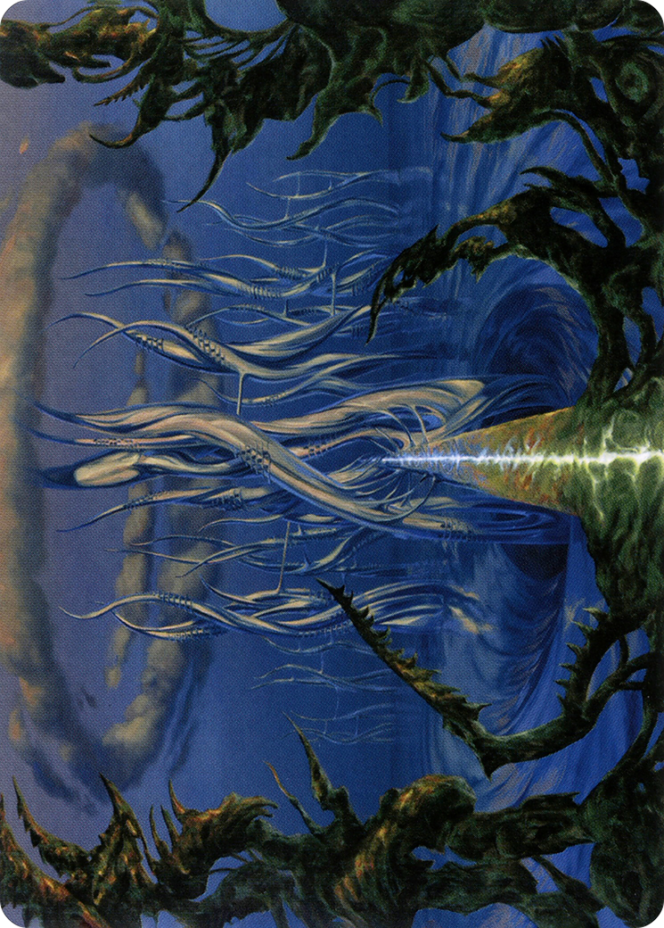 Tanglepool Bridge Art Card [Modern Horizons 2 Art Series] | Cracking-Singles