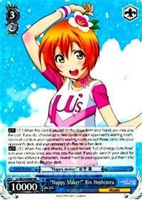 "Happy Maker!" Rin Hoshizora (LL/W34-E069 RR) [Love Live! Vol. 2] | Cracking-Singles