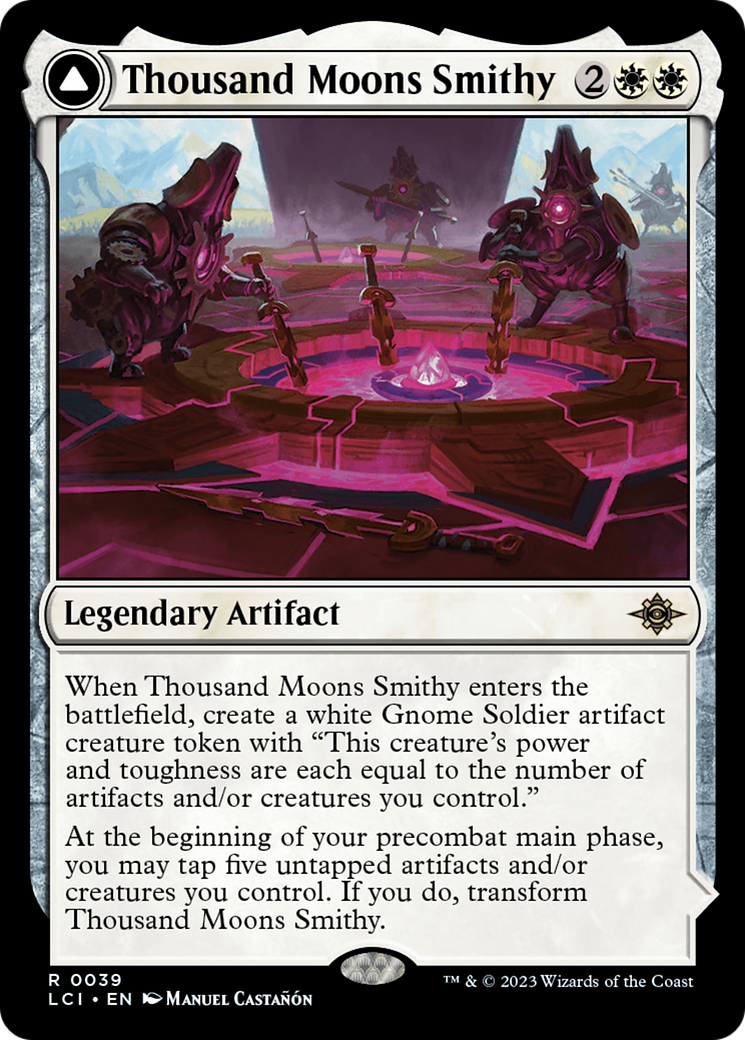 Thousand Moons Smithy // Barracks of the Thousand [The Lost Caverns of Ixalan] | Cracking-Singles