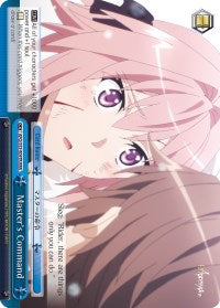 Master's Command (APO/S53-E097R RRR) [Fate/Apocrypha] | Cracking-Singles