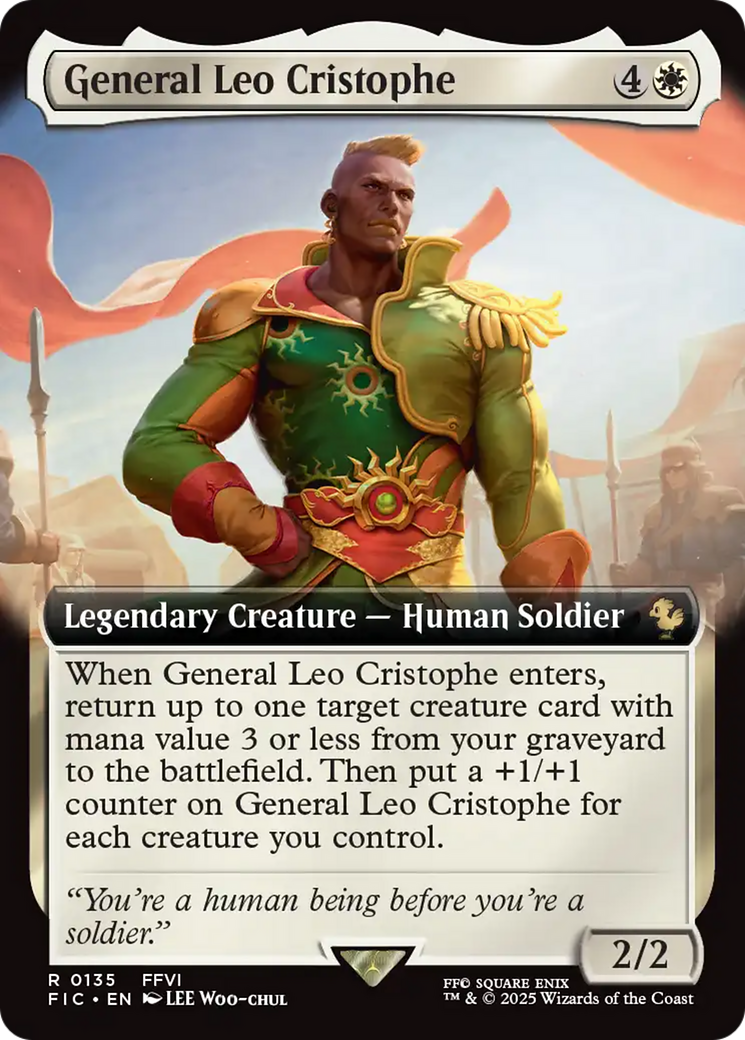 General Leo Cristophe (Extended Art) [FINAL FANTASY Commander] | Cracking-Singles