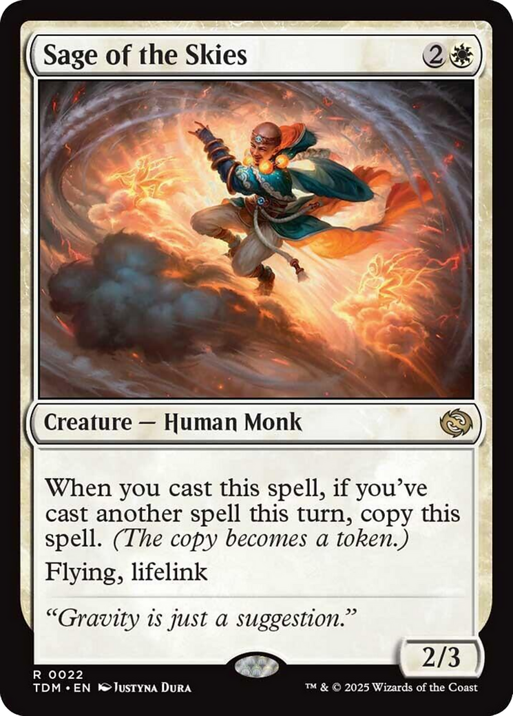 Sage of the Skies [Tarkir: Dragonstorm] | Cracking-Singles