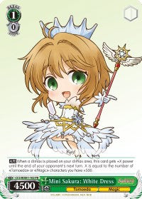 Mini Sakura: White Dress (CCS/WX01-102 PR) (Promo) [Cardcaptor Sakura: Clear Card] | Cracking-Singles