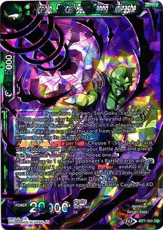 Piccolo, Special Beam Cannon Unleashed (BT7-060) [Assault of the Saiyans] | Cracking-Singles