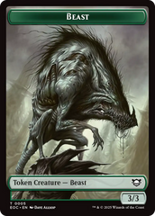 Insect // Beast (0005) Double-Sided Token [Edge of Eternities Commander Tokens] | Cracking-Singles