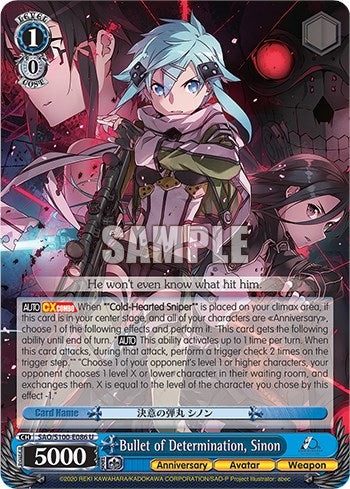 Bullet of Determination, Sinon [Sword Art Online Animation 10th Anniversary] | Cracking-Singles