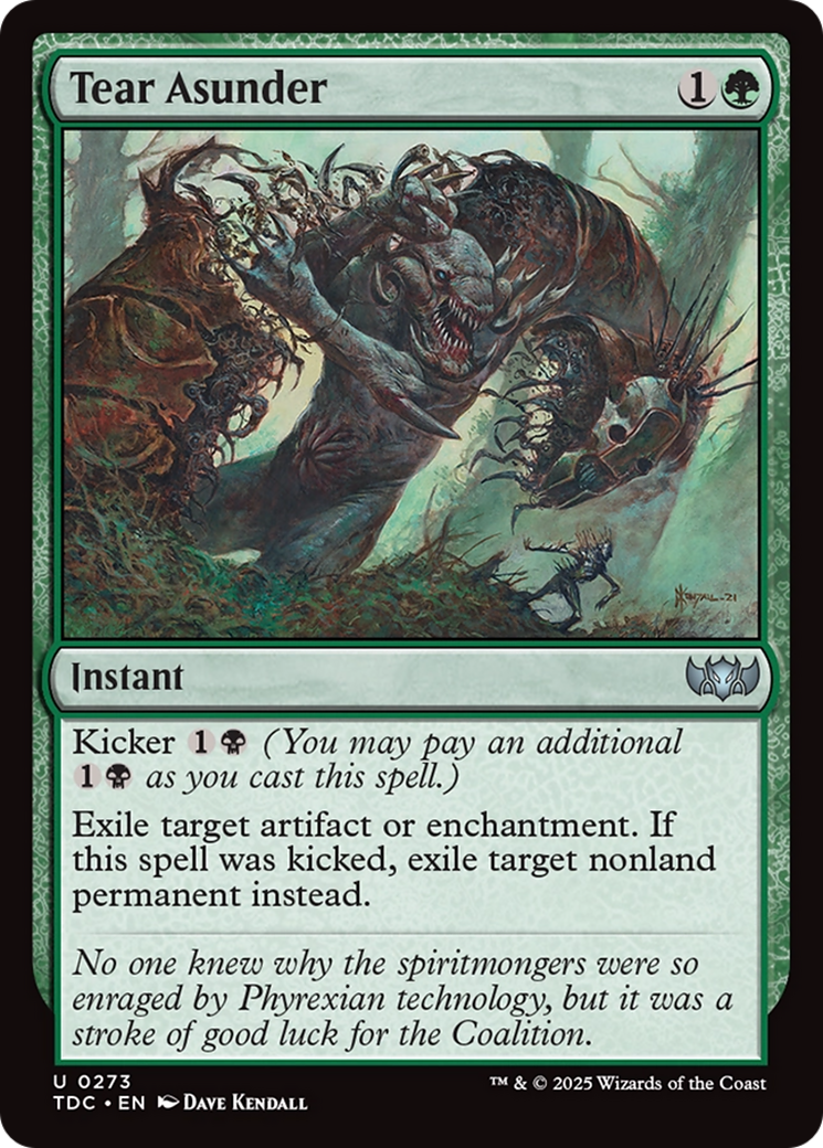 Tear Asunder [Tarkir: Dragonstorm Commander] | Cracking-Singles