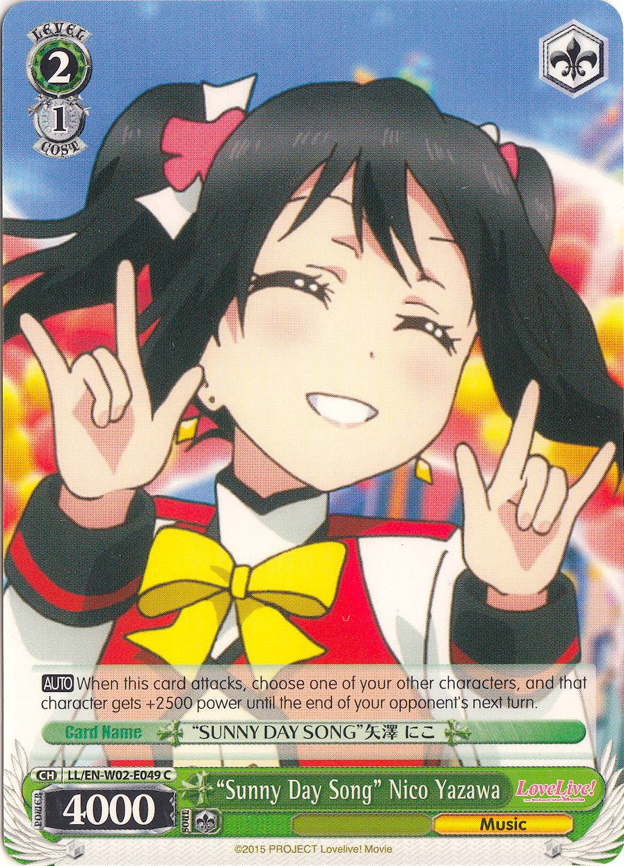 "Sunny Day Song" Nico Yazawa (LL/EN-W02-E049 C) [Love Live! DX Vol.2] | Cracking-Singles