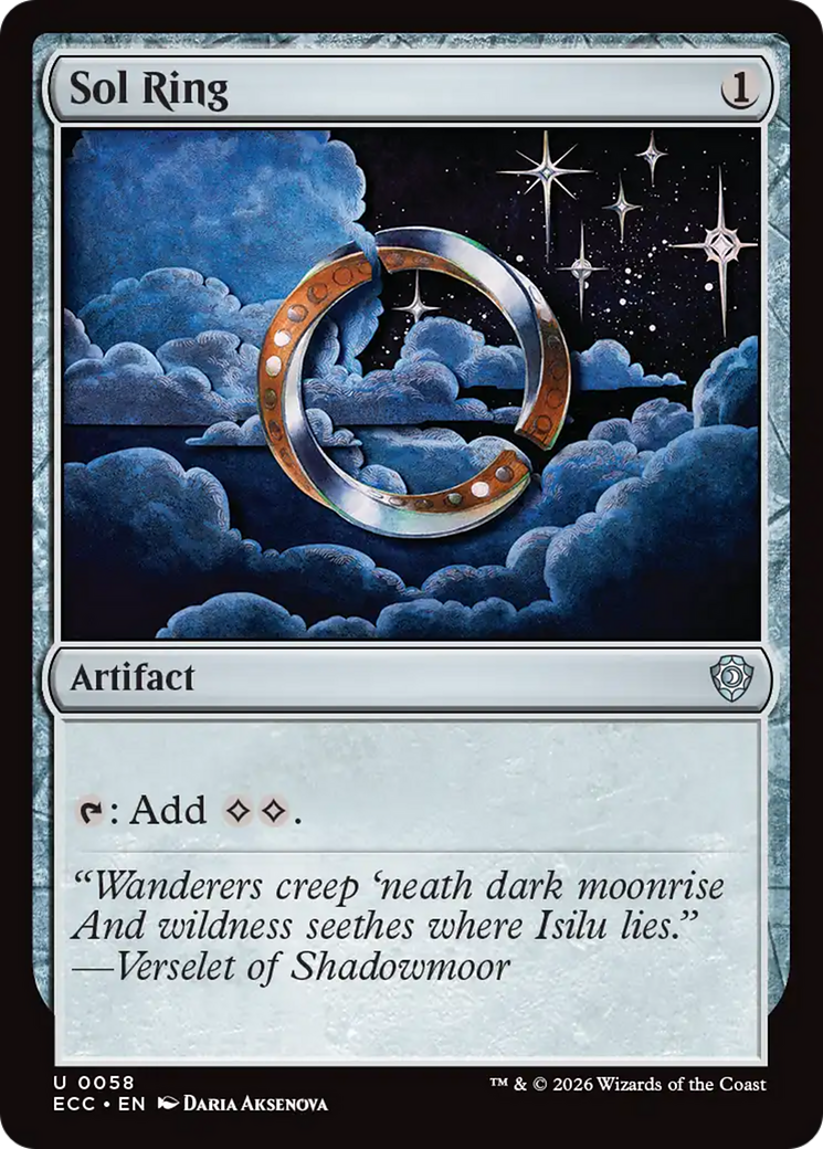 Sol Ring (0058) [Lorwyn Eclipsed Commander] | Cracking-Singles