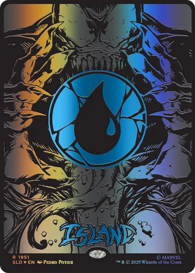 Island (1951) (Raised Foil) [Secret Lair Drop Series] | Cracking-Singles