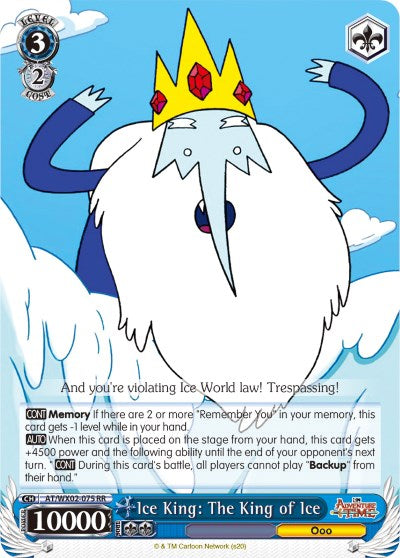 Ice King: The King of Ice (AT/WX02-075 RR) [Adventure Time] | Cracking-Singles