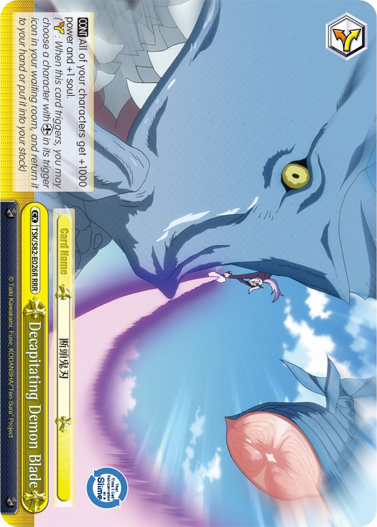 Decapitating Demon Blade (TSK/S82-E026R RRR) [That Time I Got Reincarnated as a Slime Vol.2] | Cracking-Singles