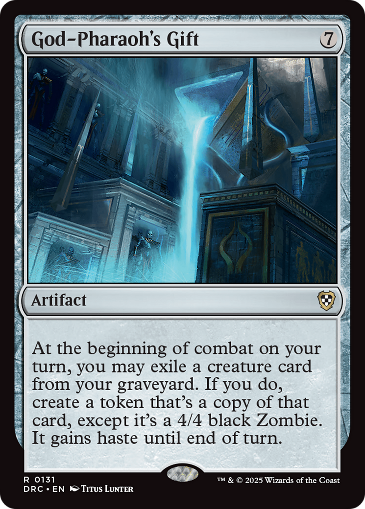 God-Pharaoh's Gift [Aetherdrift Commander] | Cracking-Singles