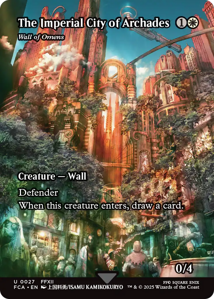 The Imperial City of Archades - Wall of Omens (Showcase) [FINAL FANTASY : Through the Ages] | Cracking-Singles