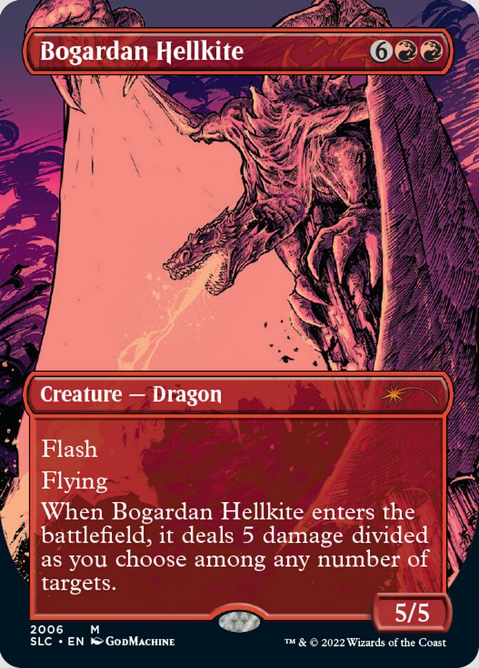 Bogardan Hellkite (Borderless) [Secret Lair Countdown Kit] | Cracking-Singles
