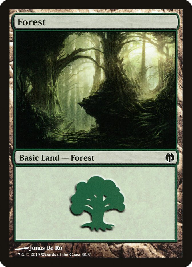 Forest (80) [Duel Decks: Heroes vs. Monsters] | Cracking-Singles