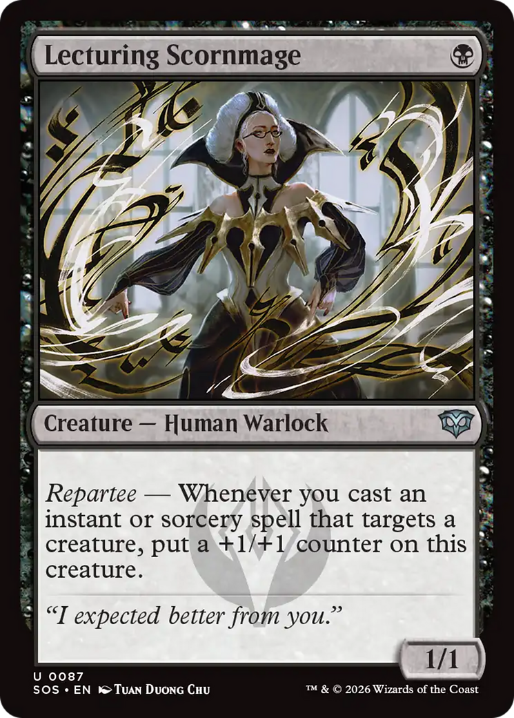 Lecturing Scornmage [Secrets of Strixhaven] | Cracking-Singles