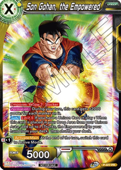 Son Gohan, the Empowered (P-377) [Promotion Cards] | Cracking-Singles