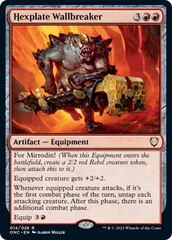 Hexplate Wallbreaker [Phyrexia: All Will Be One Commander] | Cracking-Singles