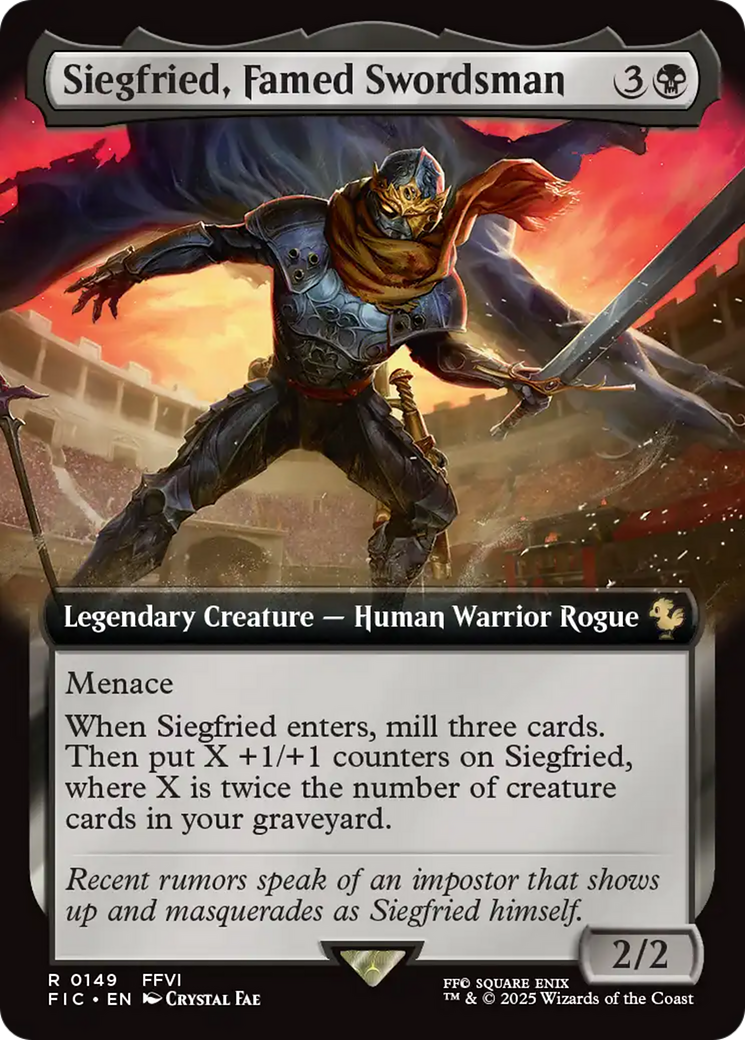 Siegfried, Famed Swordsman (Extended Art) [FINAL FANTASY Commander] | Cracking-Singles