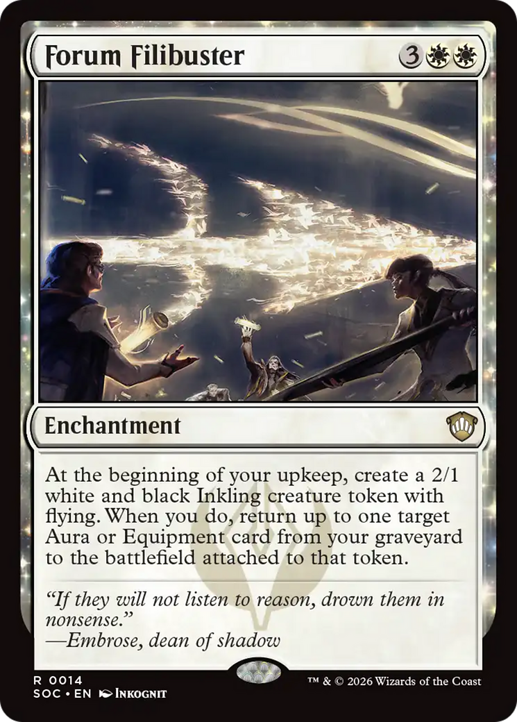 Forum Filibuster [Secrets of Strixhaven Commander] | Cracking-Singles