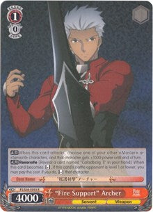 "Fire Support" Archer (FS/S36-E055 R) [Fate/Stay Night [Unlimited Blade Works] Vol. II] | Cracking-Singles