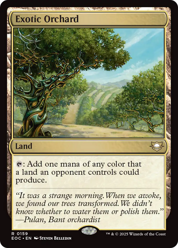 Exotic Orchard [Edge of Eternities Commander] | Cracking-Singles