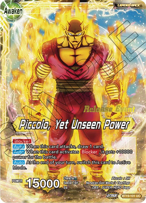 Piccolo // Piccolo, Yet Unseen Power (Fighter's Ambition Holiday Pack) (BT19-101) [Tournament Promotion Cards] | Cracking-Singles