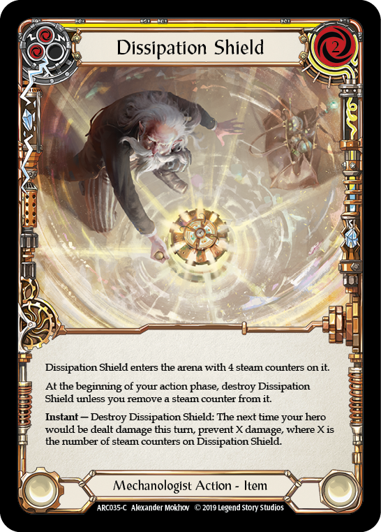 Dissipation Shield [ARC035-C] (Arcane Rising)  1st Edition Rainbow Foil | Cracking-Singles