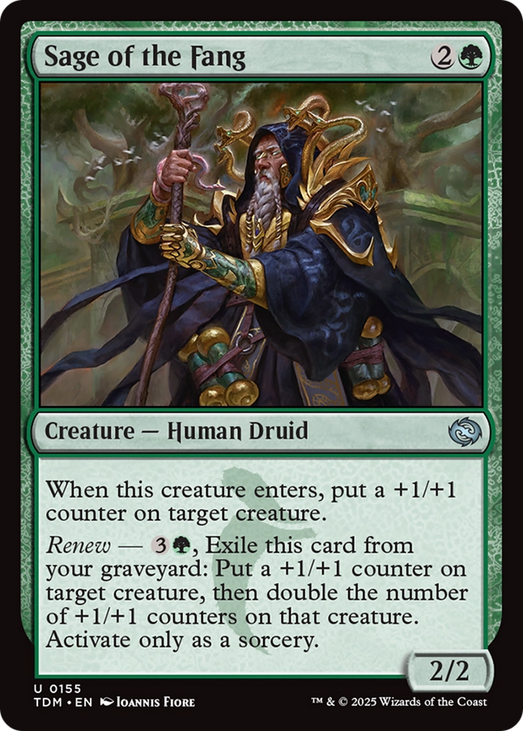 Sage of the Fang [Tarkir: Dragonstorm] | Cracking-Singles
