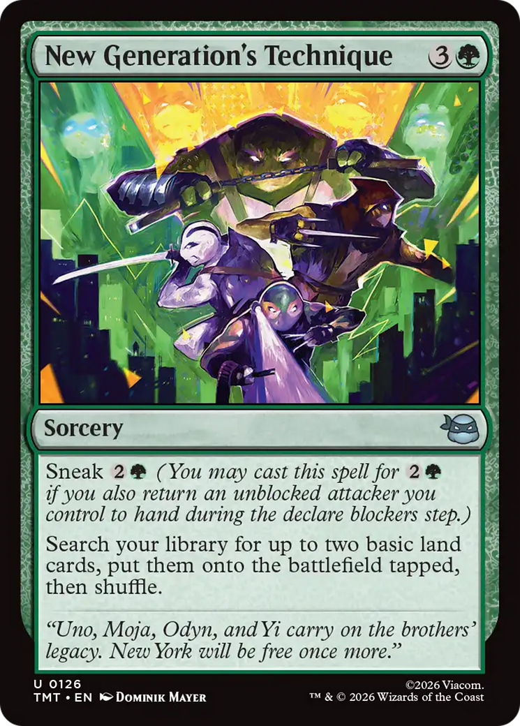 New Generation's Technique [Teenage Mutant Ninja Turtles] | Cracking-Singles