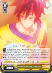 Existence-Robbing Game, Sora (NGL/S58-E006 R) [No Game No Life] | Cracking-Singles