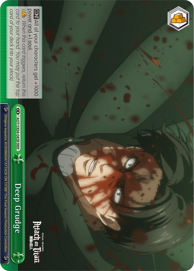 Deep Grudge (Foil) [Attack On Titan: Final Season] | Cracking-Singles