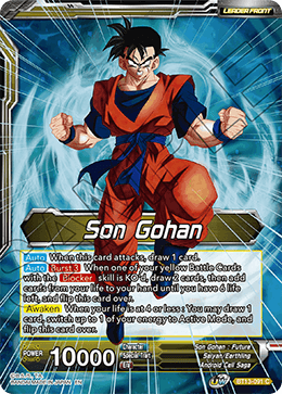 Son Gohan // 	SS Son Gohan, Hope of the Resistance (Common) (BT13-091) [Supreme Rivalry] | Cracking-Singles