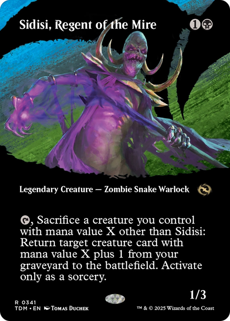 Sidisi, Regent of the Mire (Borderless) [Tarkir: Dragonstorm] | Cracking-Singles