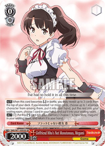 Girlfriend Who's Not Monotonous, Megumi [Saekano How to Raise a Boring Girlfriend. flat] | Cracking-Singles