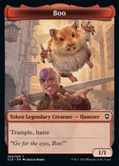 Treasure // Boo Double-Sided Token [Commander Legends: Battle for Baldur's Gate Tokens] | Cracking-Singles