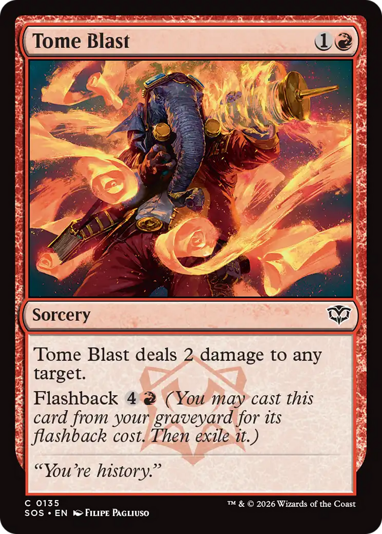 Tome Blast [Secrets of Strixhaven] | Cracking-Singles