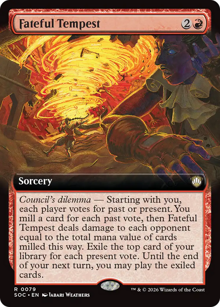 Fateful Tempest (Extended Art) [Secrets of Strixhaven Commander] | Cracking-Singles