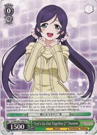 "Let's Go Out Together~" Nozomi (LL/EN-W01-060 U) [Love Live! DX] | Cracking-Singles
