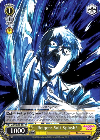 Reigen: Salt Splash! (MOB/SX02-T04 TD) [Mob Psycho 100] | Cracking-Singles
